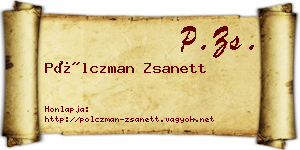 Pölczman Zsanett névjegykártya